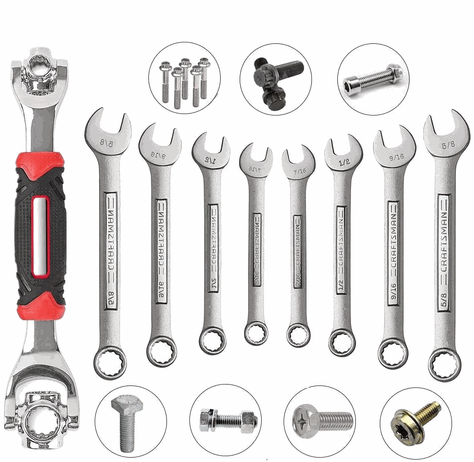 Degree Rotating Head Spanner