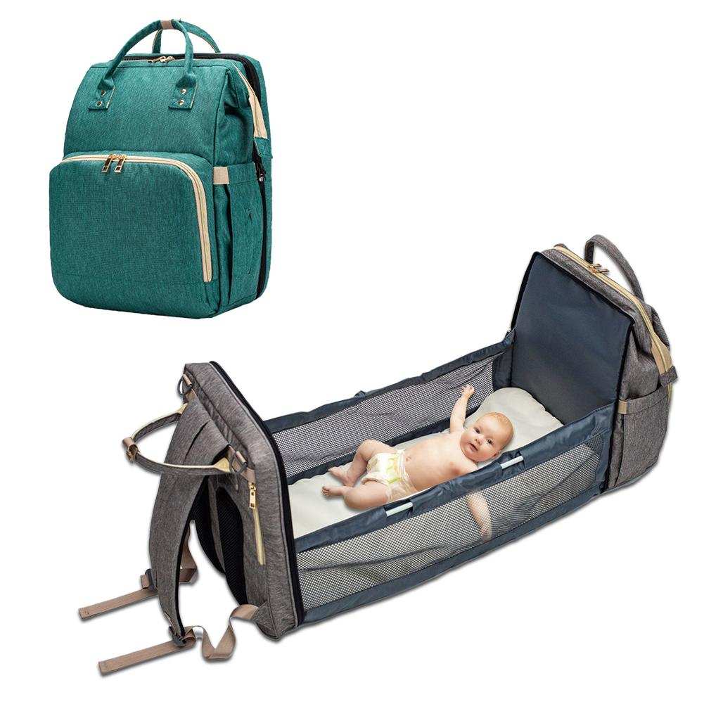 Travel Diaper Bag With Bed Crib