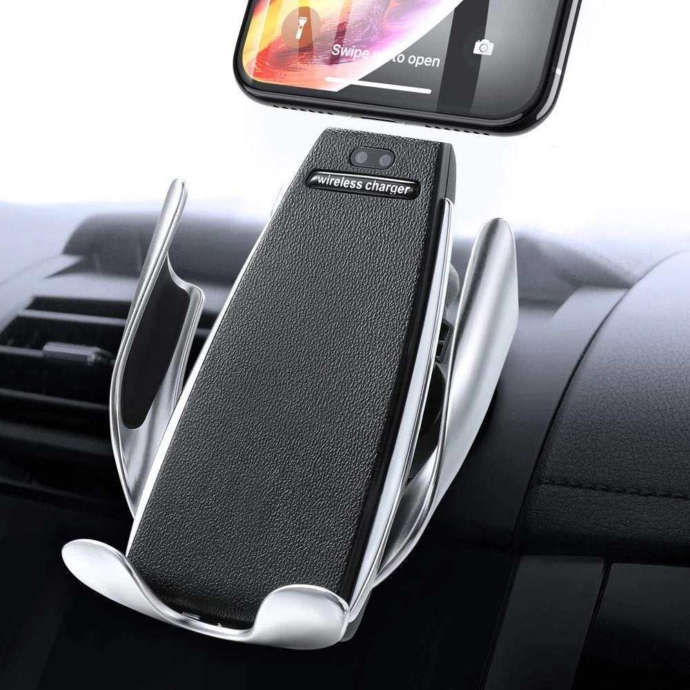 automatic clamping wireless car charger